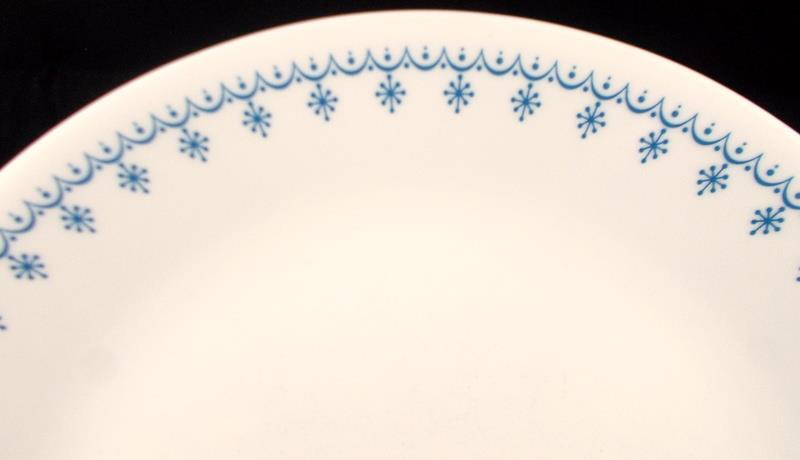 Corning Snowflake Blue 5 Piece Place Setting