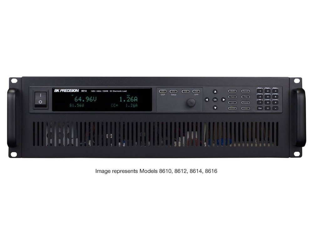 B&K Precision 8614 - 1500W Programmable DC Electronic Load