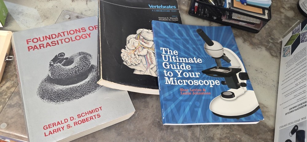 Celestron Labs Microscope 1000x with Slide Sets & Educational Guide Books