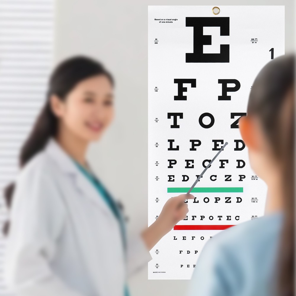 Complete Eye Chart Set for Vision Testing & Visual Acuity Assessment