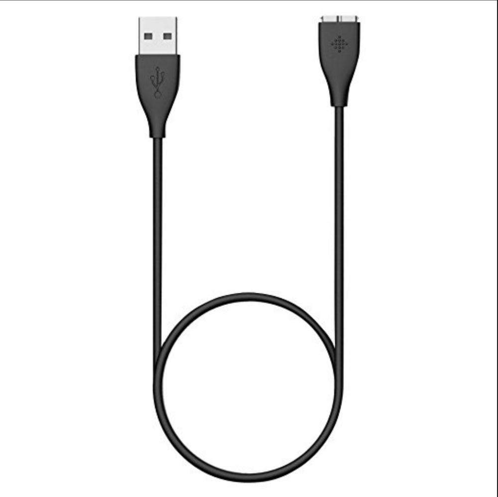 Fitbit - 3' Replacement Charging Cable - Black - Ships Fast - Brand New!