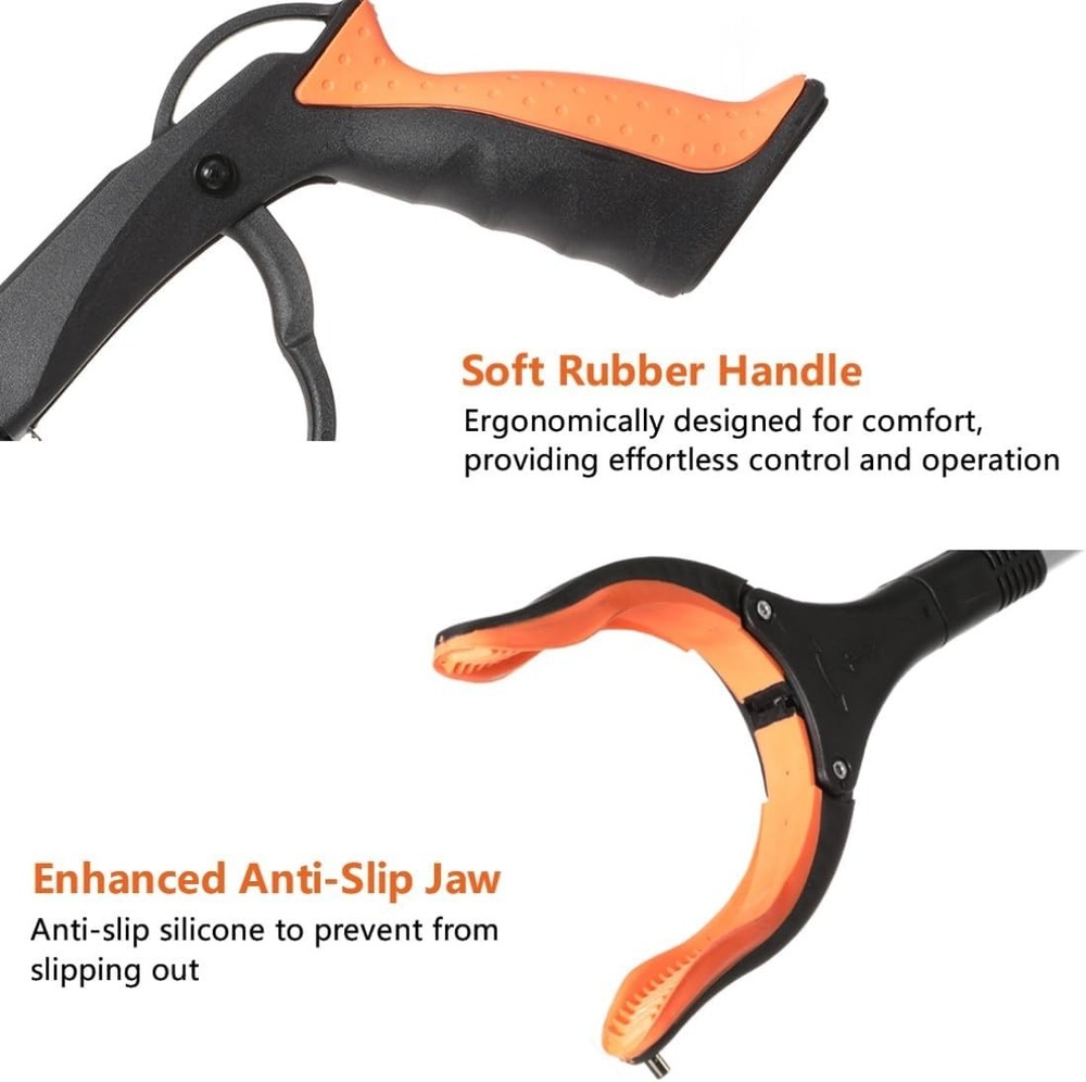 41" Foldable Grabber Reacher Tool - Adjustable Litter Picker Aid