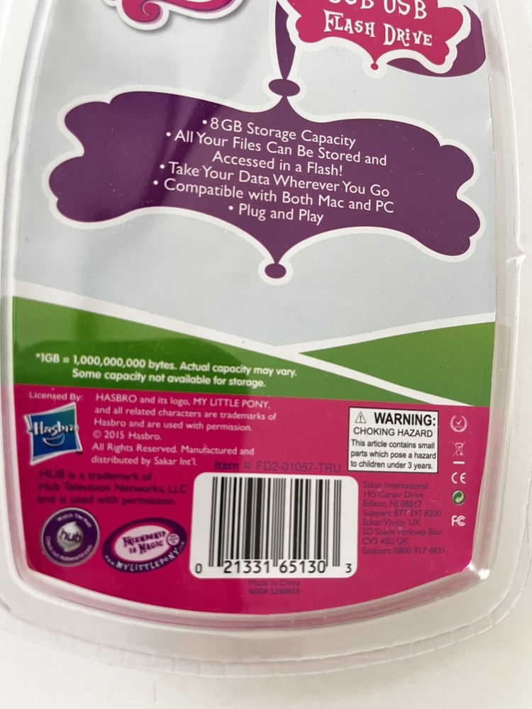 My Little Pony 8GB USB Flash Drive