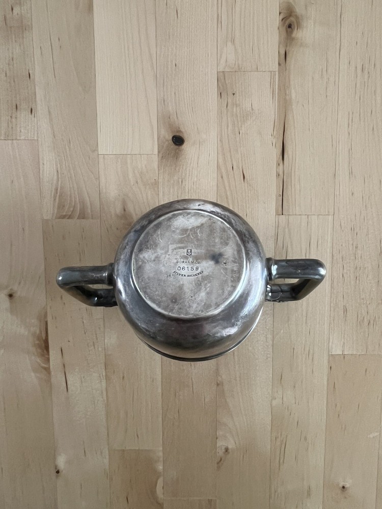 Gorham Co. Silver Soldered Sugar Bowl