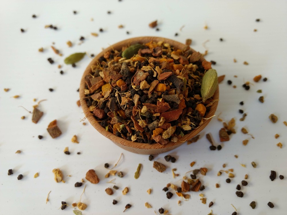 Chai, Black Turmeric Tea Blend 8oz Half Pound Atlantic Spice
