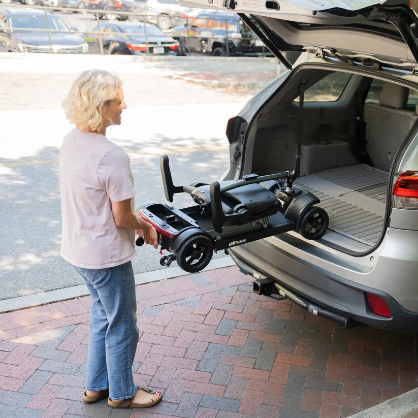 Metro Mobility AIR TRAVELLER Long Range Folding Electric Mobility Scooter