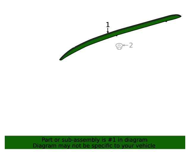 Genuine GM Side Rail 26569982