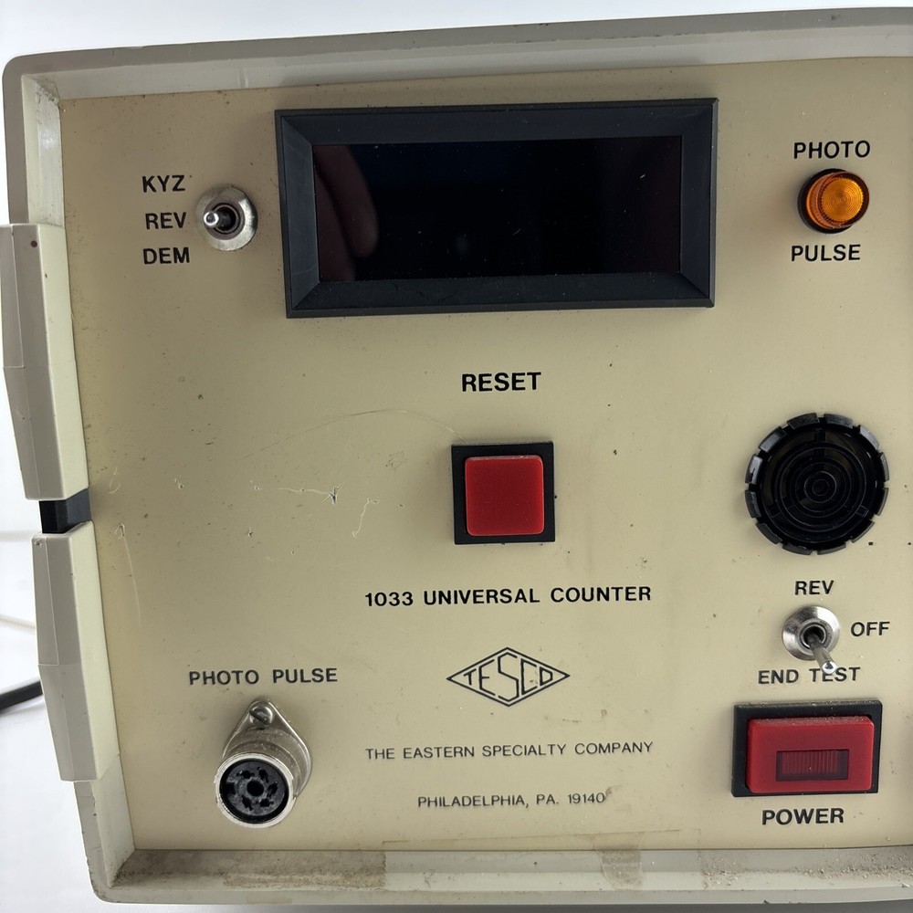 Tesco 1033 Universal Counter - Powers On, Buttons Work