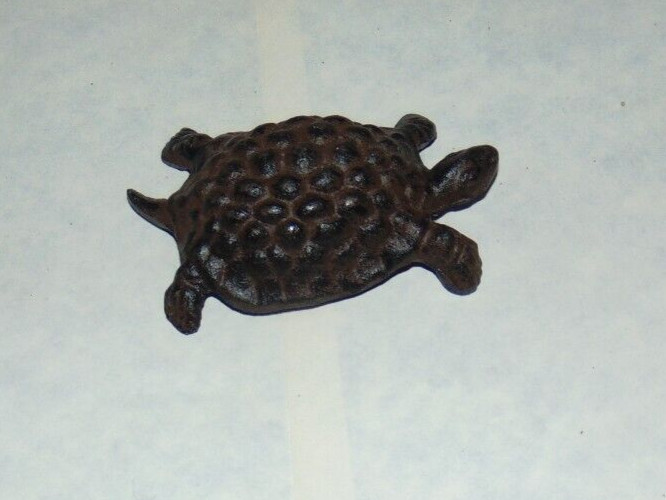 Cast Iron Turtle Paper Weight