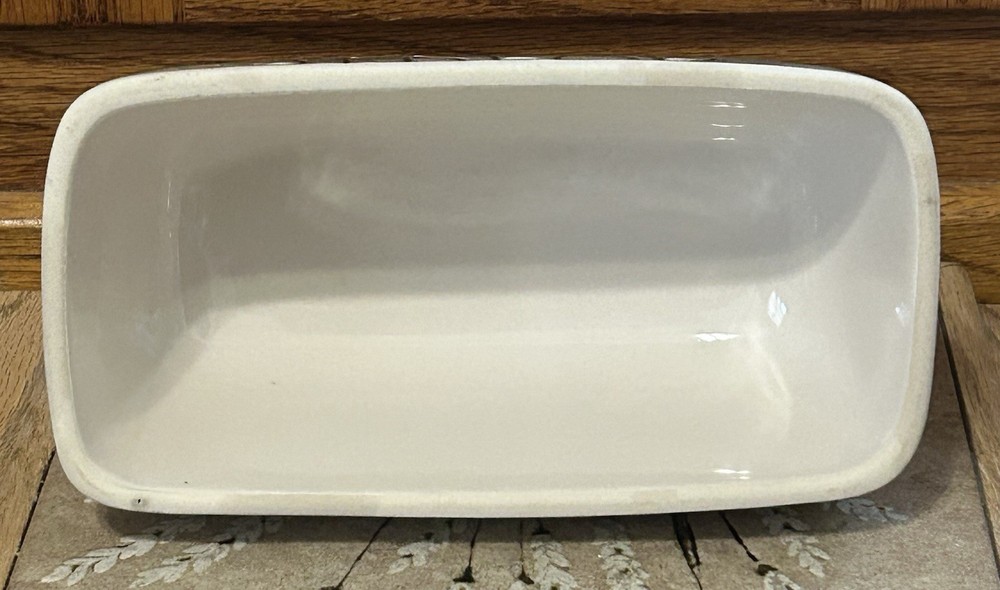 RAE DUNN Script SPREAD Covered Butter Dish Plate