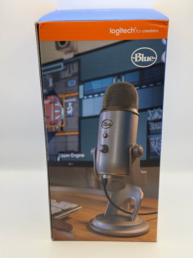 Logitech For Creators Blue Yeti Premium Multi-Pattern USB Microphone New Sealed