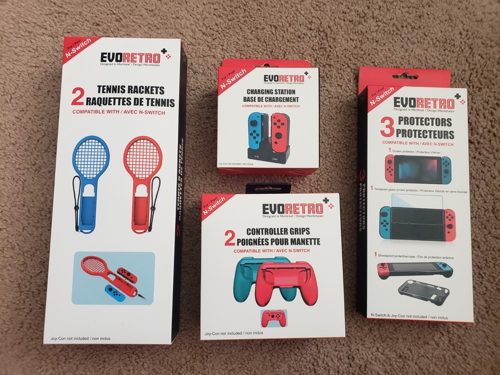 Nintendo Switch 1: Accessories Bundle Pack - BRAND NEW, Original Packaging