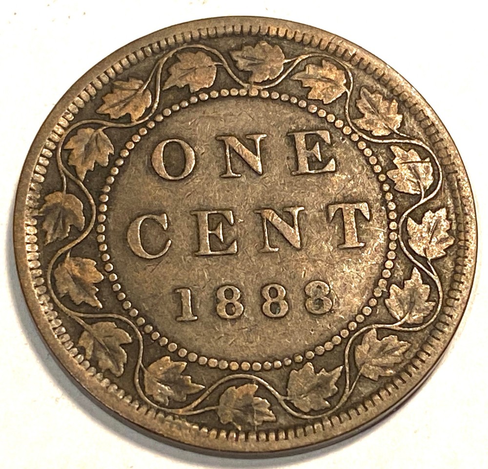 1888 Canada Large Cent Higher Grade #10