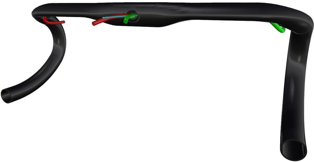 Deda Elementi Zero2 DCR RHM-Evo Drop Handlebar, POB (Polish on Black), 44cm