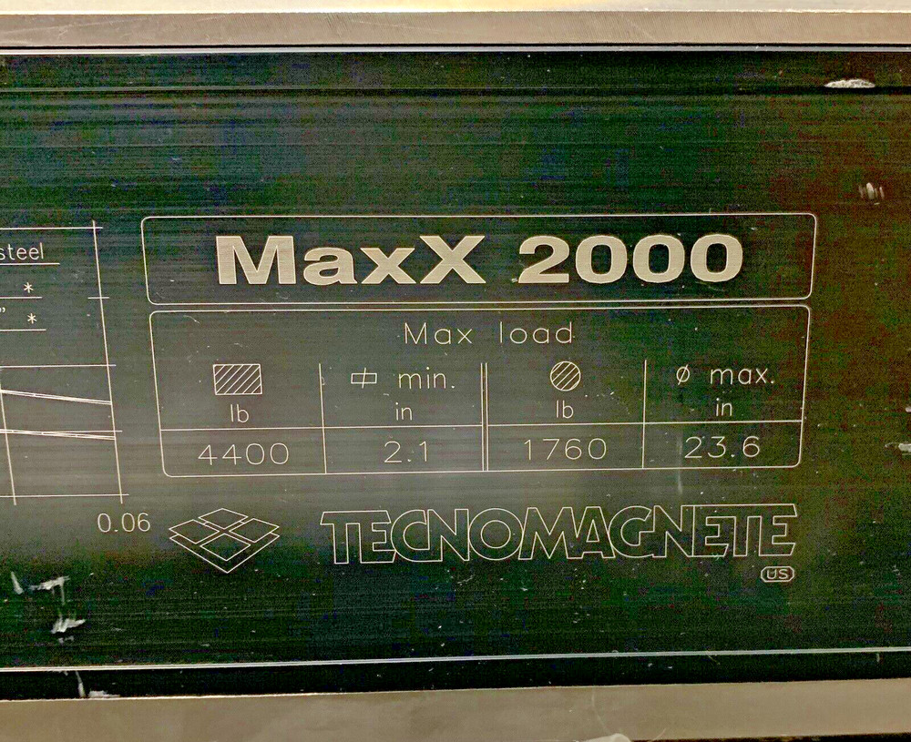 Tecnomagnete MaxX 2000 Magnetic Load Gripper MaxX2000