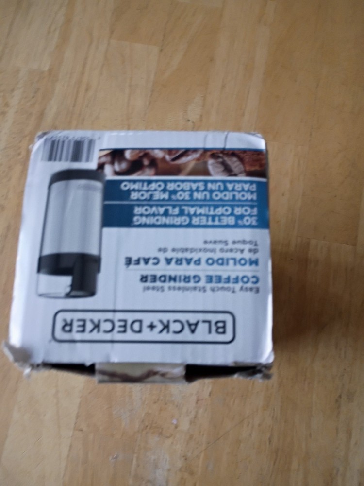 BLACK+DECKER One Touch Coffee Grinder New (Box Worn)