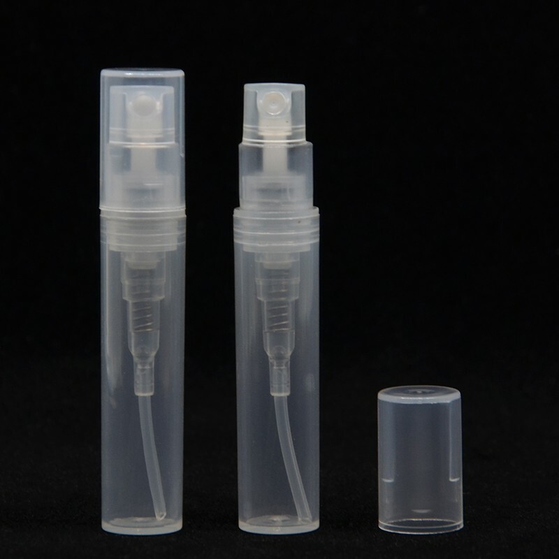 (3pcs) Clear Plastic Spray 5ml Bottle Empty Atomizer perfume refil alcohol