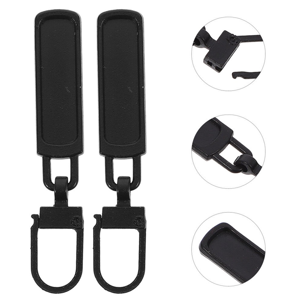 10 Pcs Zipper Tag Head Box School Bag Accessories Replacement Pull