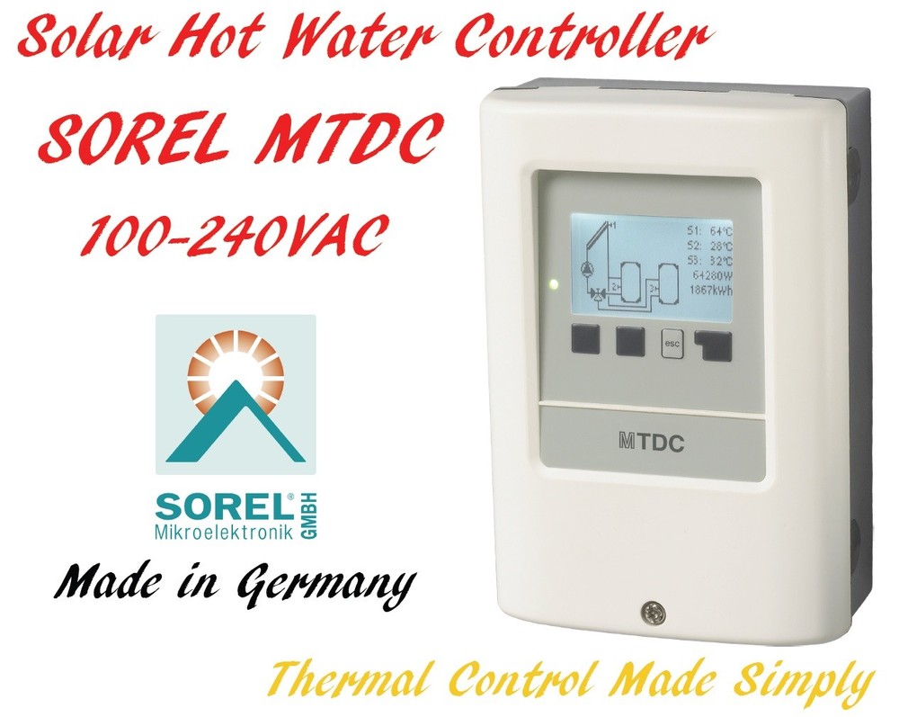 SOREL Solar Hot Water Heater Temperature Difference Controller MTDC V5 Worldwide