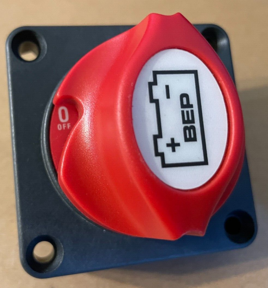 BEP Marine Panel-Mounted Battery Master Switch 701B-PM-BRP 275A