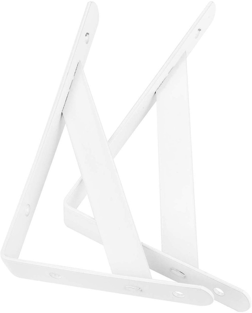 White Shelf Bracket 12 Packs Eau Wall Brackets Heavy 4*6inch,