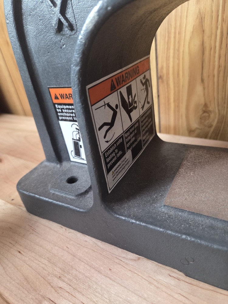 Dake Single Leverage Arbor Press 1 ton Capacity Made In USA MISSING HANDLE