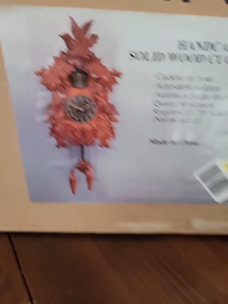Galleria Handcrafted Solid Wood Cuckoo Clock w/ Night Silencer