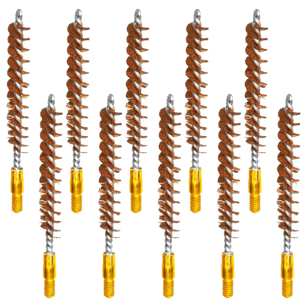McJ Tools Bronze Bore Brush 10pack 22 Cal Copper Functional Kitchen Tool Prep