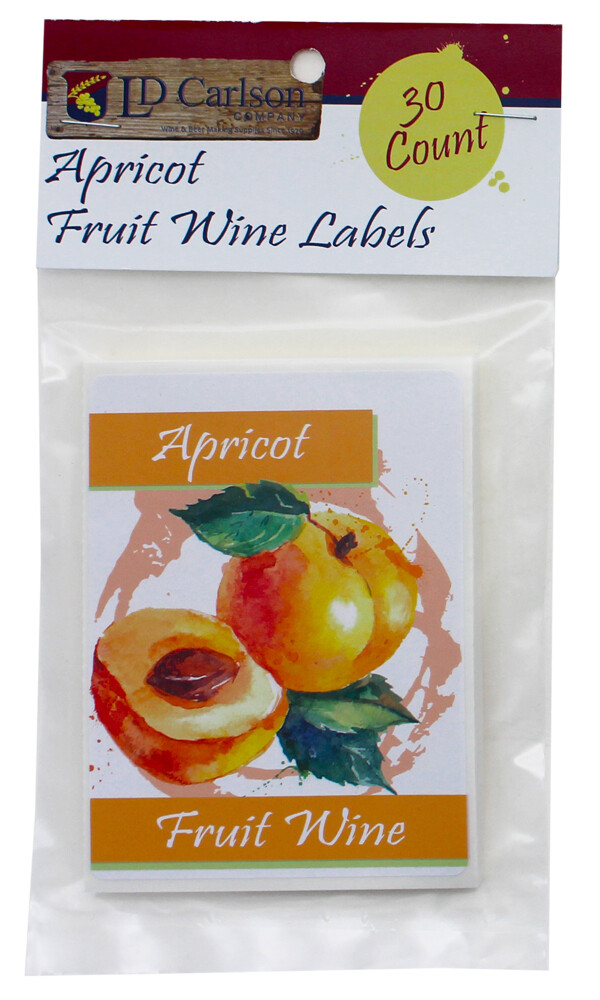 Apricot Fruit Wine Labels