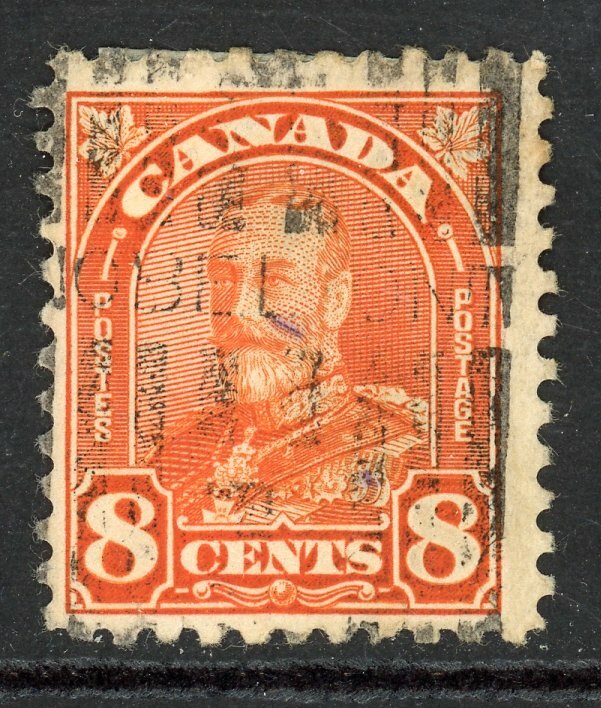 Canada 172 U 1930 8c red orange