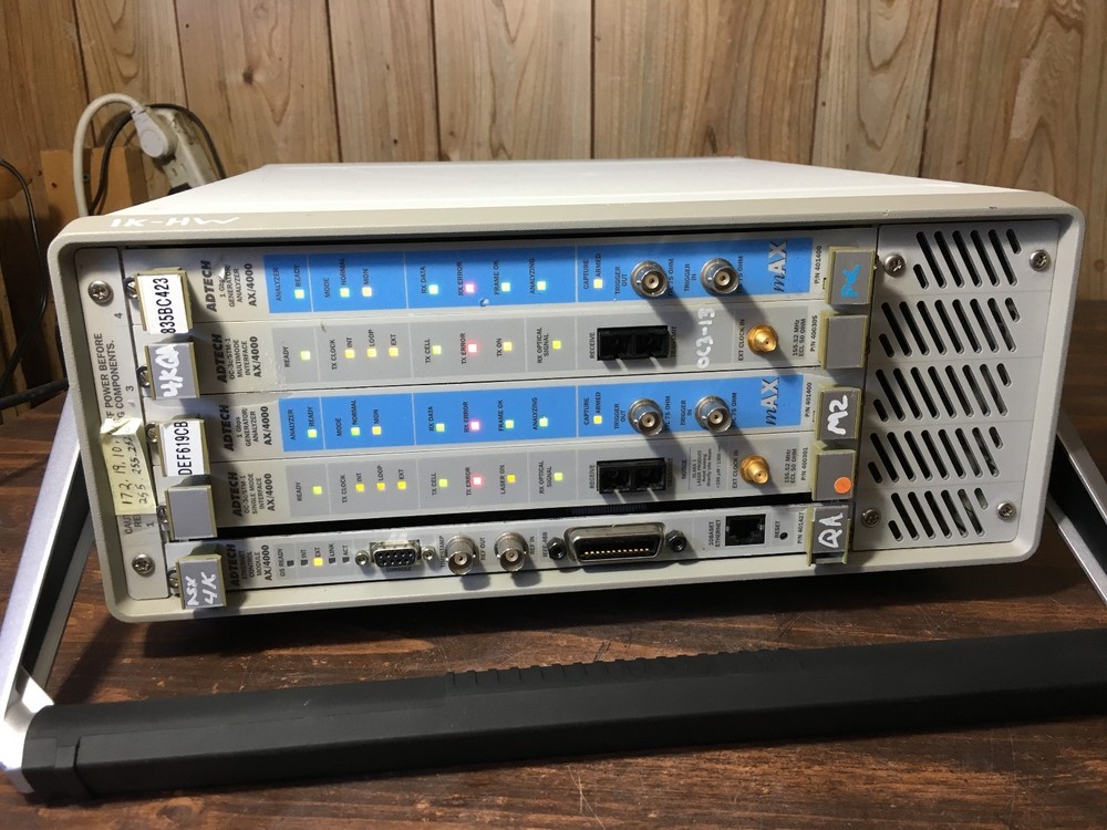 SPIRENT ADTECH AX/4000 BROADBAND TEST SYSTEM 5 MODULES