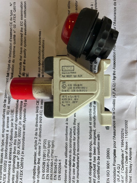 A.T.X. 0982 01 Red Indicator Module