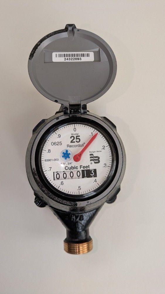 Badger Water Meter Model 25