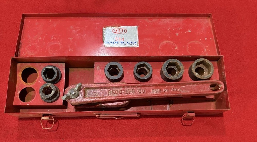 Reed 514 Thru-Bolt Standard Utility Socket Set
