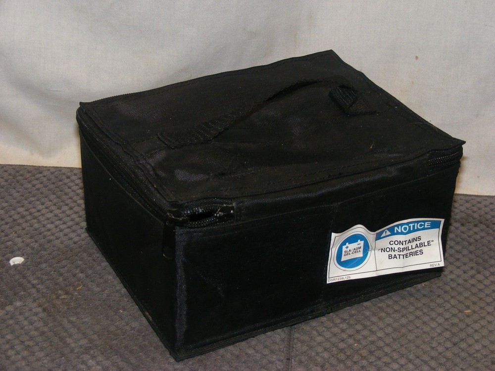 PRIDE SONIC MOBILITY SCOOTER GENUINE REPLACEMENT BATTERY BAG**NICE**FREE SHIP