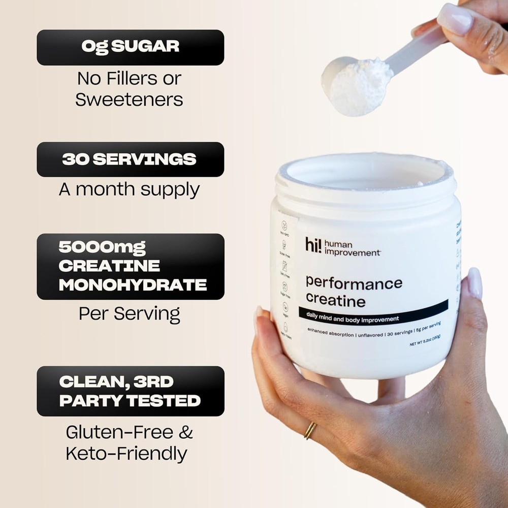Human Improvement Performance Creatine (Exp 03/27) 30 Servings