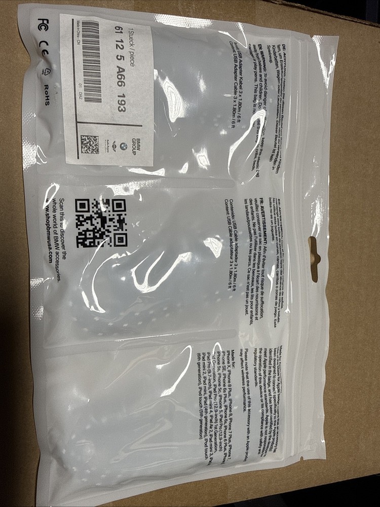 BMW Adapter Cable Kit 61125A66193