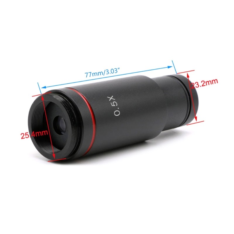 0.5X C Mount Lens Industry Video Microscope Camera Eyepiece Microscope Adapter