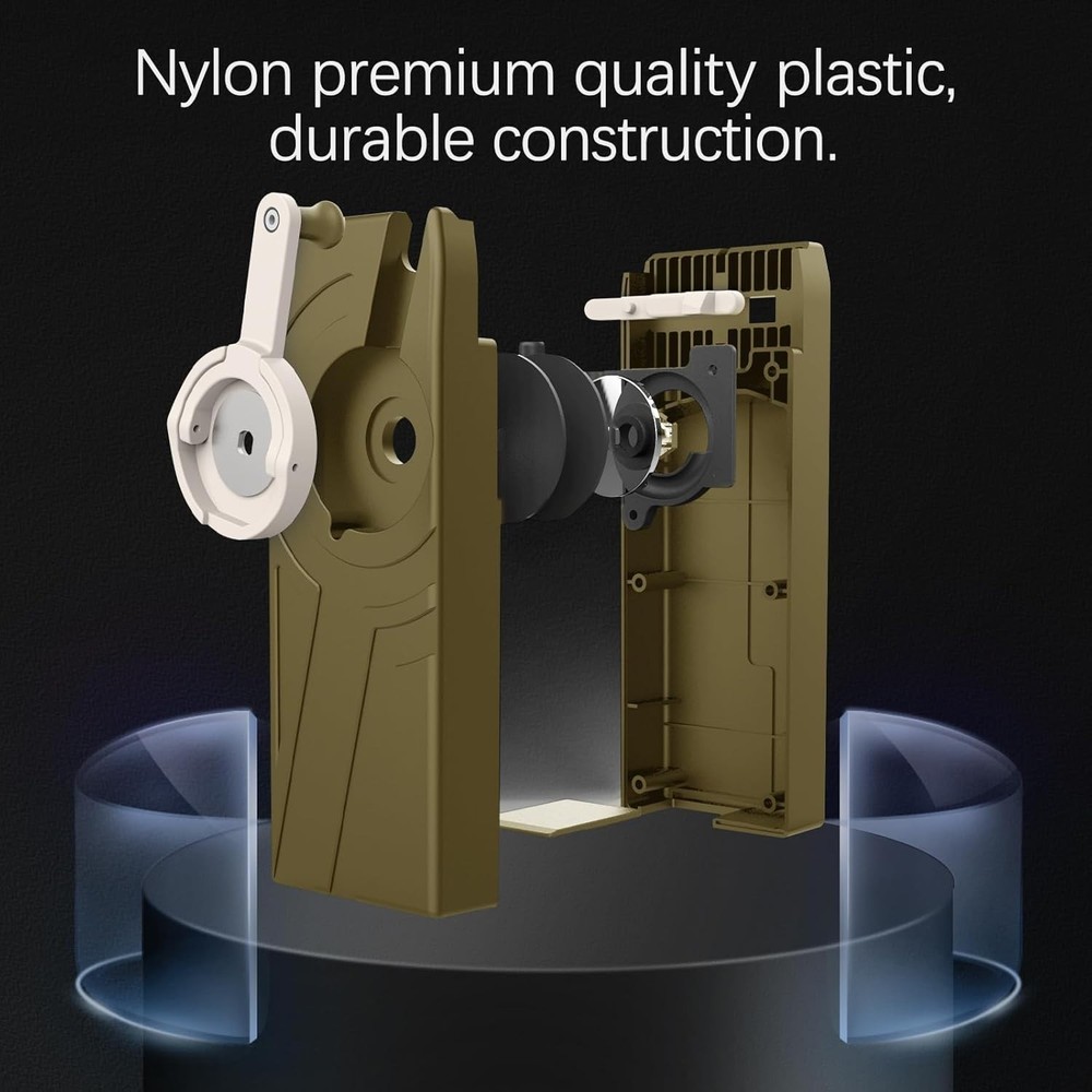 Compact 1600 Round Airsoft Speed Loader with Integrated Magazine Locking