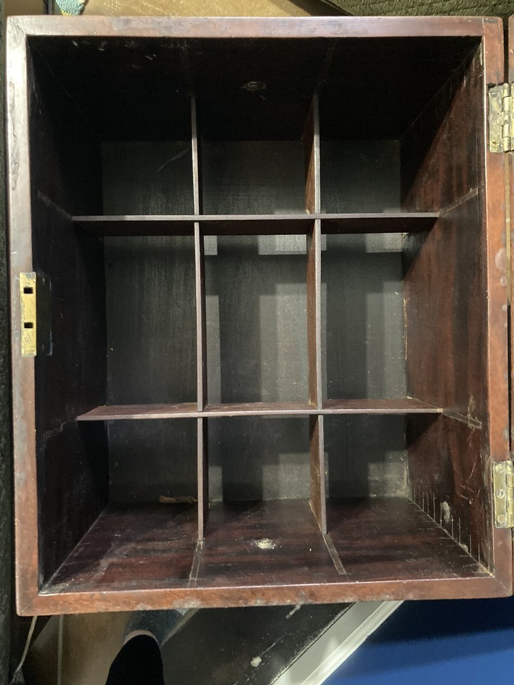 Antique Cellarette 19th C Mahogany