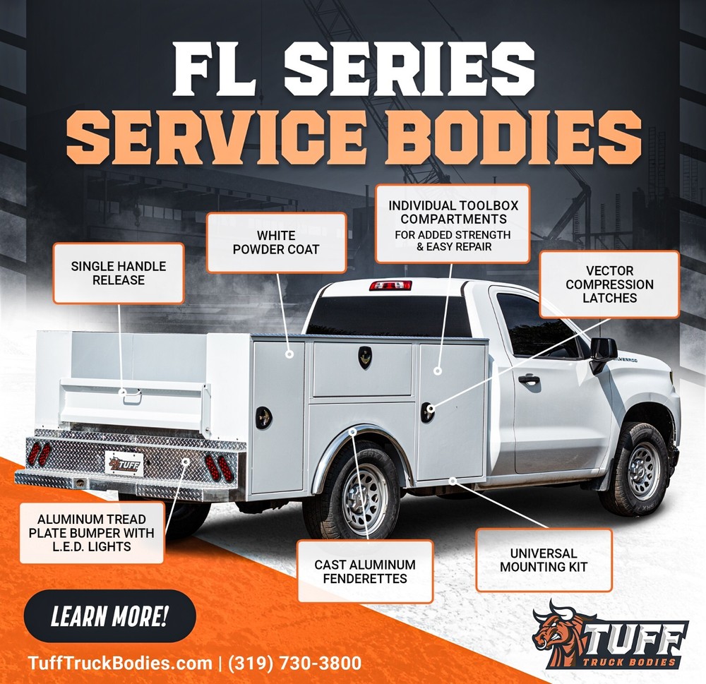 Aluminum Standard Service Body 42" CA