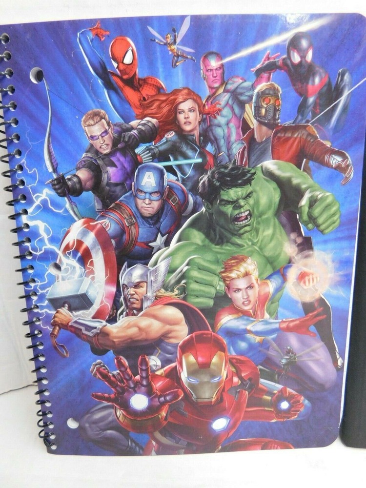 2 Marvel Avengers Guardians 1 Composition Notebook 1 Subject Notebook