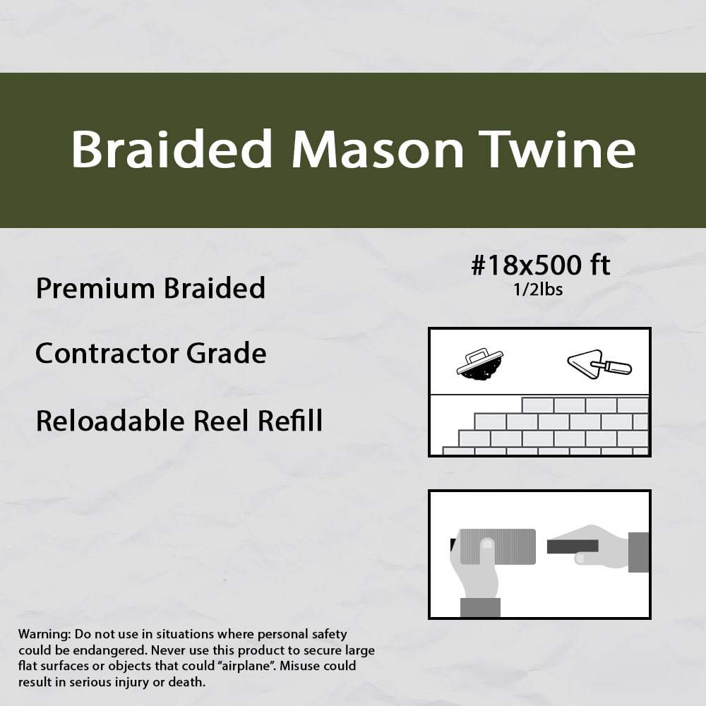 Twisted Nylon Twine- Multiple Colors and Sizes