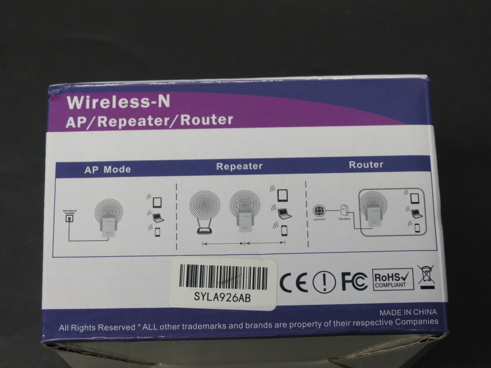 Wireless-N AP/ Repeater /Router - Ships FAST