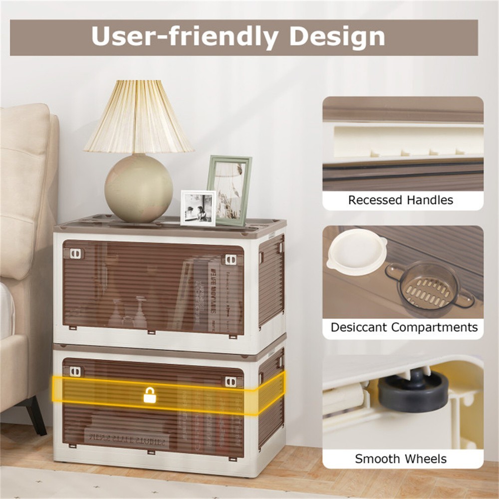 3-Pack Stackable Storage Bins 23.5 " X 16.5 " X 13.5 "