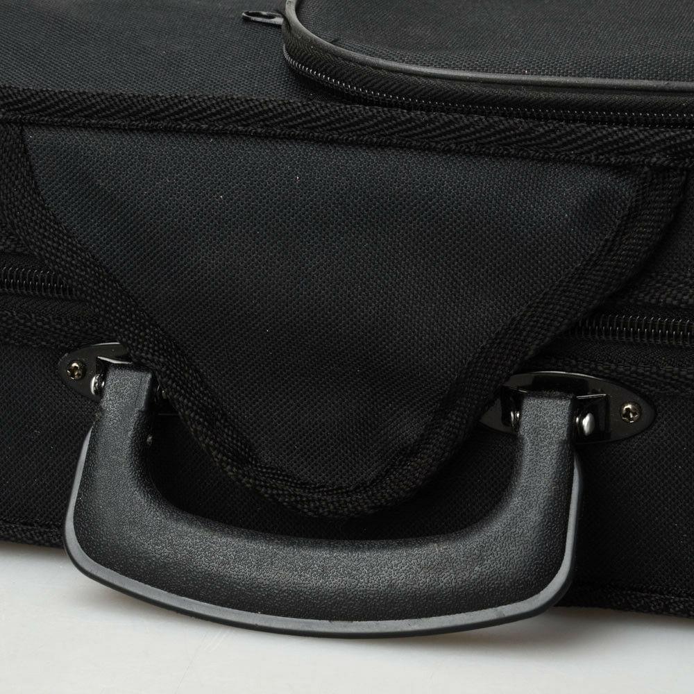 Durable Cloth Fluff Triangle Shape Case with Silver Gray Lining for 4/4 Violin