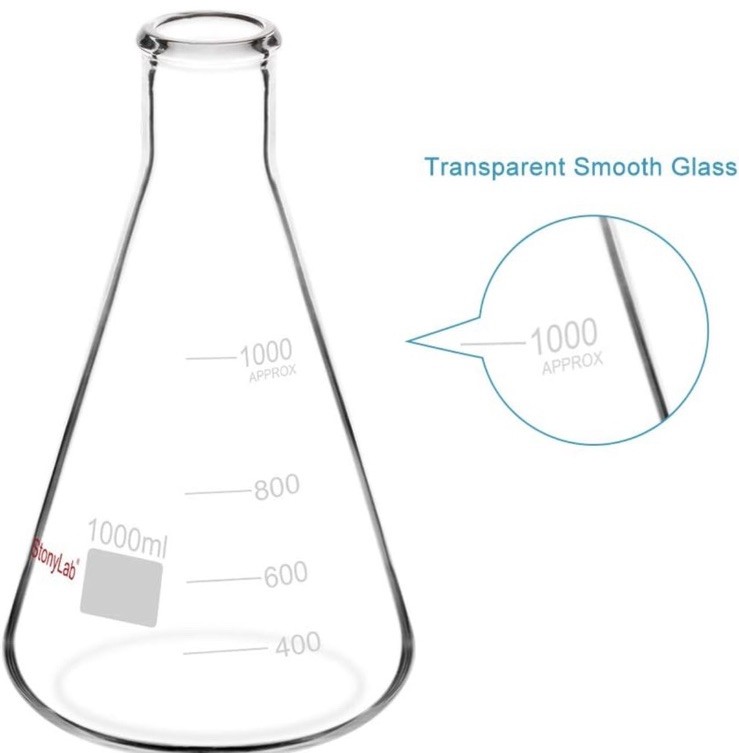 1000 ml Erlenmeyer Fermenter Flask