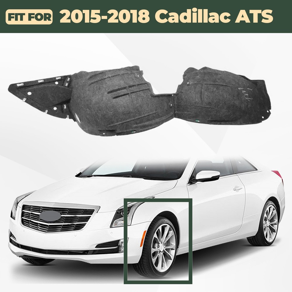 For 2015-2018 Cadillac ATS Front Thermo Fender Liner Inner Panel Left Driver LH