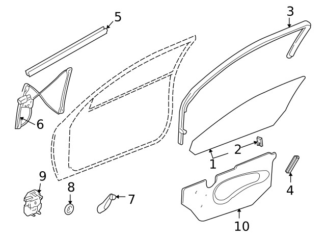 Genuine GM Run Channel Retainer 22612648