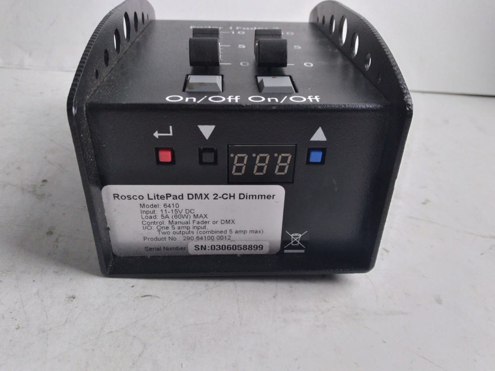 Rosco LitePad 2ch/DMX Dimmer *READ*